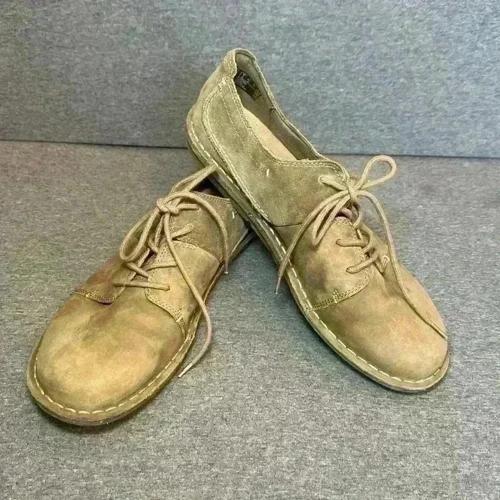 Clarks Collection Womens Brown Leather Suede Low Lace Up Oxford Shoes Size 9.5 - Picture 6 of 12